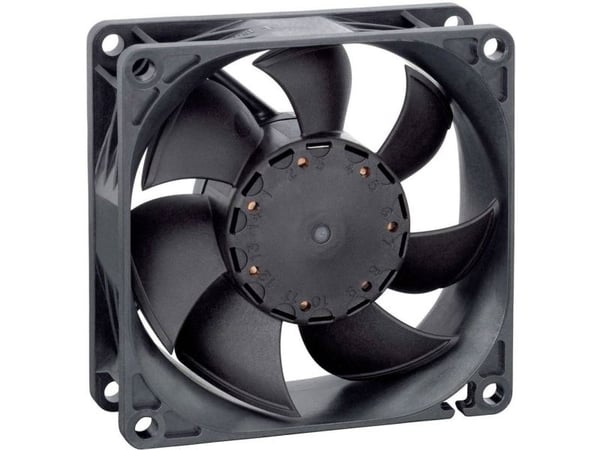 EBM Papst 8452/2 HHP axialfläkt 12 V 82 m³/h (LxBxH) 25 x 80 x 80 mm (9292507012)