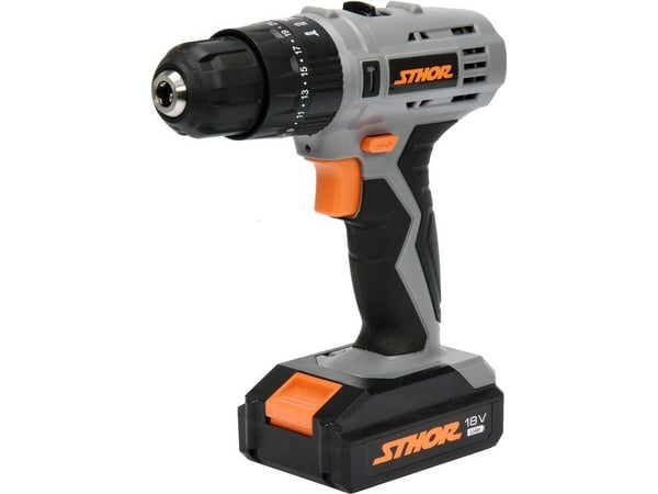 Wiertarko-wkrętarka Sthor 78974 18 V 1 x batteri 1,3 Ah