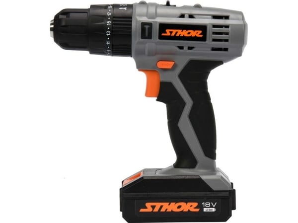 Wiertarko-wkrętarka Sthor 78974 18 V 1 x batteri 1,3 Ah