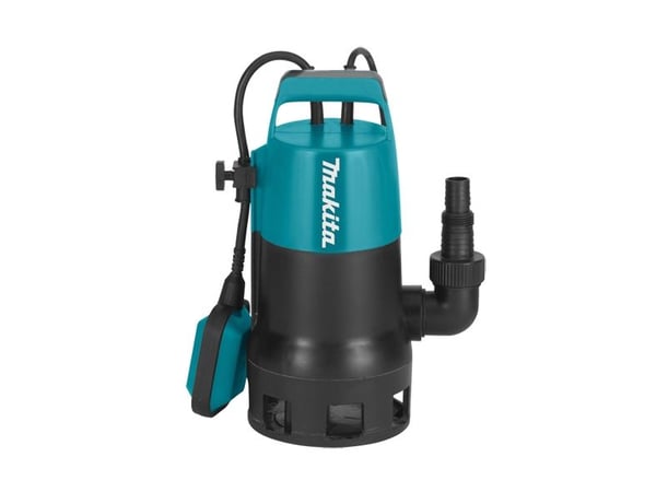 Makita PF0410/2, Nedsenkbar pumpe, 400 W, AC, 8400 l/t, IP68, Sort, Teal