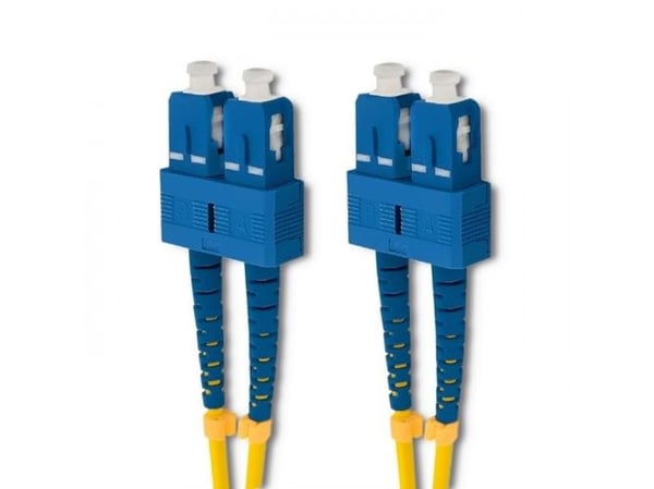 Qoltec - Koblingskabel - SC/UPC-enkeltmodus (hann) til SC/UPC-enkeltmodus (hann) - 3 m - fiberoptisk - dupleks - 9 / 125 micron - G.652D - halogenf...