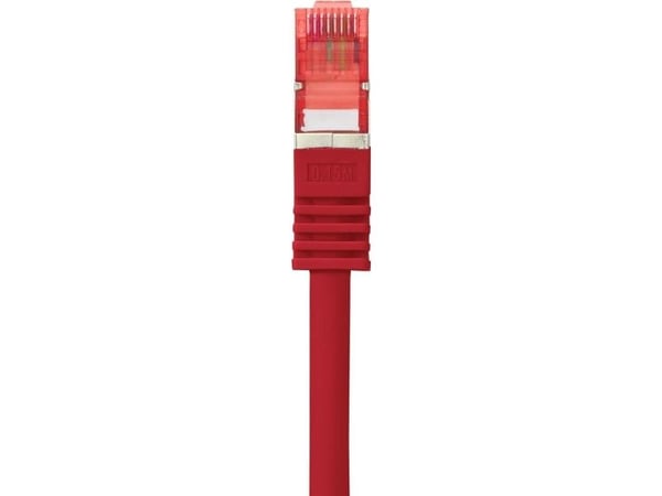 Renkforce RF-5136974, 1 m, Cat6a, S/FTP (S-STP), RJ-45, RJ-45, Rød