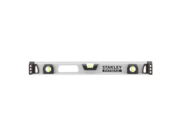 Stanley 1-43-556, 1,2 m, Sort, Grå, 0,5 mm/m, Akryl, Aluminium, Gummi, 70 mm, 1225 mm