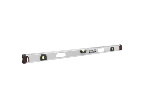 Stanley 1-43-556, 1,2 m, Sort, Grå, 0,5 mm/m, Akryl, Aluminium, Gummi, 70 mm, 1225 mm