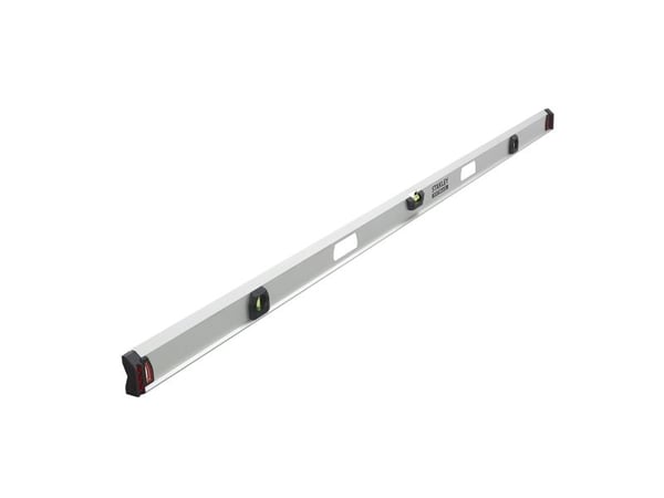 Stanley 1-43-556, 1,2 m, Sort, Grå, 0,5 mm/m, Akryl, Aluminium, Gummi, 70 mm, 1225 mm