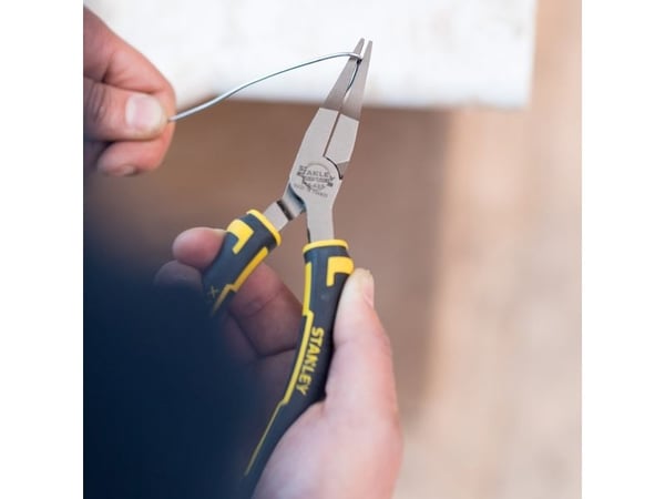 Stanley FATMAX 0-84-495, Flat nebbtang, Kromstål, Sort, Gult, 160 mm, 166 g