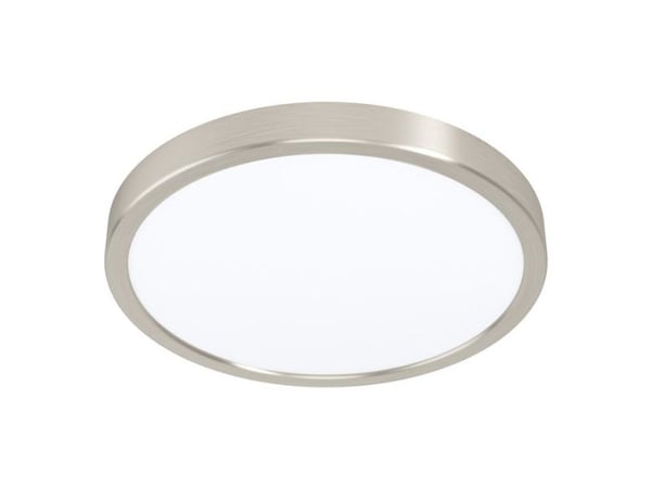 EGLO Fueva 5, LED, 4000 K, 2500 lm, IP20, Satin Stål, Hvit