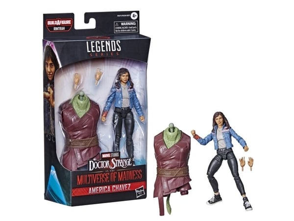 Marvel Legends 6 tum Build-A-Figure Rintrah America Chavez-figur