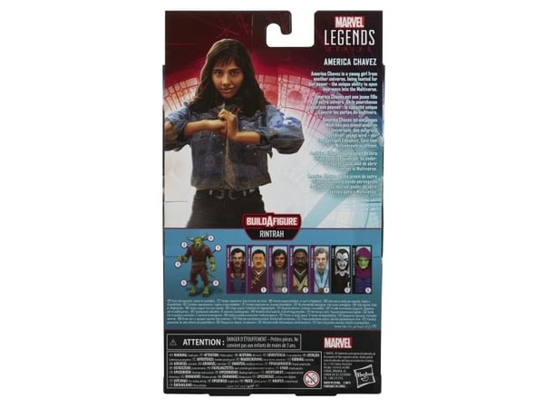Marvel Legends 6 tum Build-A-Figure Rintrah America Chavez-figur