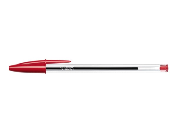BIC Cristal - Kulepenn - rød - 1 mm - medium (en pakke 50)