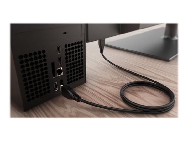 Trust GXT 731 Ruza - Ultra High Speed - HDMI-kabel - HDMI hann til HDMI hann - 1.8 m - svart - 4K 120 Hz støtte, 8K 60Hz støtte