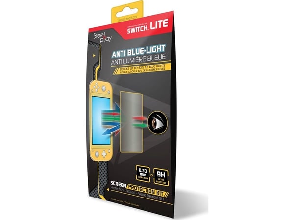Steelplay Anti Blue-Light - Skjermbeskyttelse for spillkonsoll - glass - gjennomsiktig - for Nintendo Switch Lite