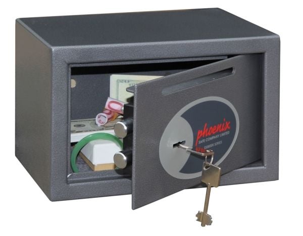 Phoenix Safe Co. Vela SS0801KD, 10 l, Grafitt, Nøkkel, Stål, 310 mm, 200 mm