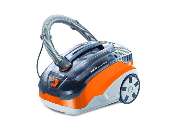 Thomas AQUA+ PET & FAMILY - Støvsuger - kanister - vannfiltrering / pose - 1700 W - oransje/sølv