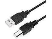 LogiLink CU0008B, 3 m, USB A, USB B, USB 2.0, 480 Mbit/s, Musta