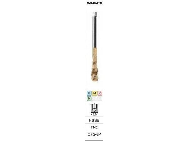 TUULETINHANA M18 DIN-376C R40 (6H) HSSE TIN 800X