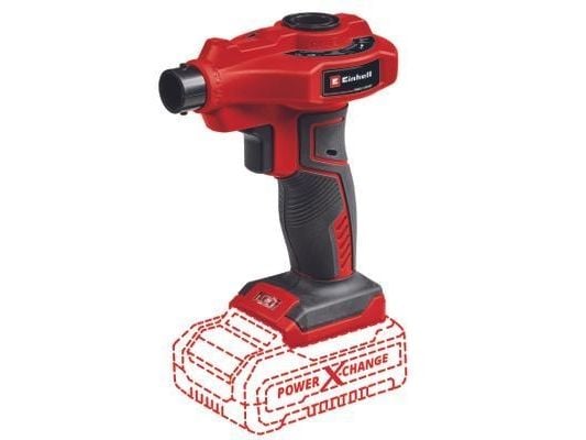 Einhell CE-AP 18 Li-Solo, Universell, 0,053 stang, 670 l/min, Sort, Rød, Batteri, 370 g - SOLO