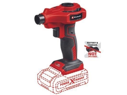Einhell CE-AP 18 Li-Solo, Universell, 0,053 stang, 670 l/min, Sort, Rød, Batteri, 370 g - SOLO