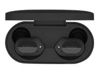 Belkin SoundForm Play - True wireless-hodetelefoner med mikrofon - i øret - Bluetooth - aktiv støydemping - midnatt