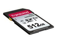Transcend 340S - Flashminnekort - 512 GB - A2 / Video Class V30 / UHS-I U3 - SDXC UHS-I