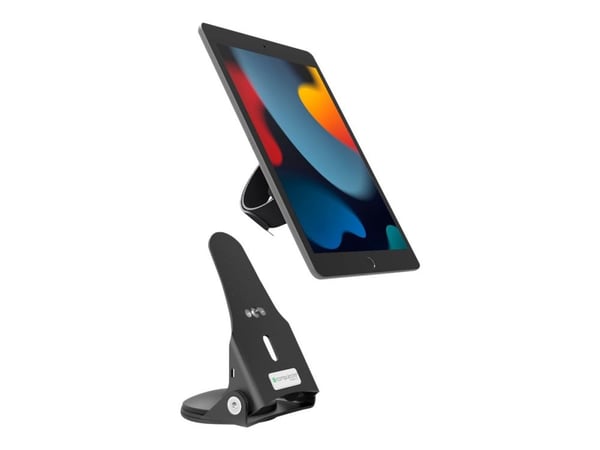 Compulocks Universal Tablet Grip and Security Stand - Stativ - tabletille - låsbar - sort - skrivebord