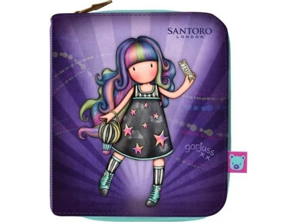 Santoro SKLADANY lommebok - Gorjuss - Fairground - UP AND AWAY