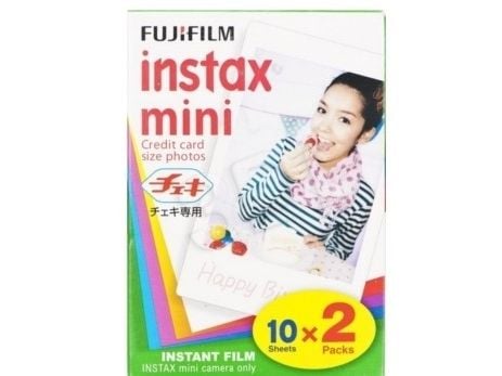 Fujifilm Instax Mini - Färgfilm för snabbframkallning - ISO 800 - 10 exponeringar - 2 kassetter