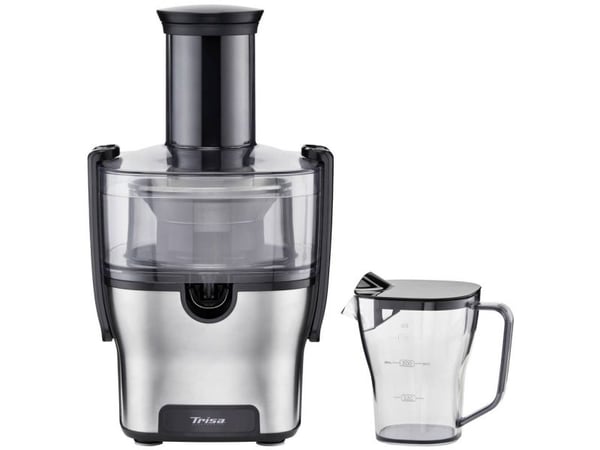 Trisa Pure Juice, Juicesentrifuge, Sort, Sølv, Sort, 12500 RPM, 2 l, 7,5 cm