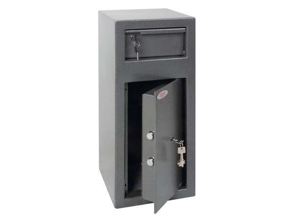 Phoenix Safe Co. SS0992KD, Frittstående safe, Grå, Nøkkel, Stål, Pengeoppbevaring, 250 mm