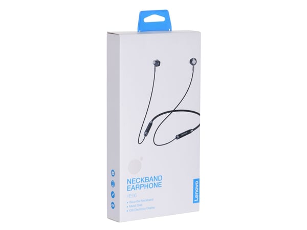 hE06 Bluetooth in-ear-hörlurar svart