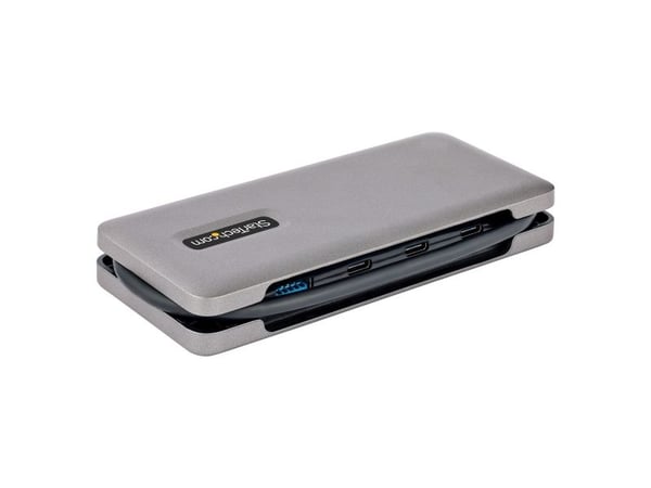 StarTech.com 4-porttinen USB-C-keskitin, 1x USB-A- ja 3x USB-C-portit, USB 3.1 10Gbps, väyläkäyttöinen, USB Type C -keskitin 25 cm (9,8 tuuman) ymp...