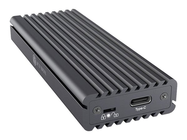 ICY BOX IB-1817MC-C31, SSD-kotelo, M.2, PCI Express 3.0, Serial ATA III, 10 Gbit/s, USB-liitettävyys, Harmaa