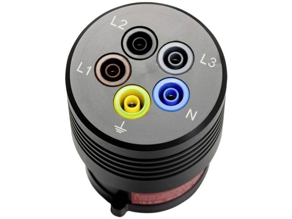 Benning TA 7-16 mätadapter, CEE-kontakt 16 A, 5-polig, hylsa 4 mm, svart Benning TA 7-16 mätadapter, CEE-kontakt 16 A, 5-polig, hylsa 4 mm, svart