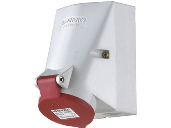 MENNEKES CEE-seinäpistorasia 5-napainen 32A 400V IP44, H6 kello TwinCONTACT (ruuviton liitäntä)
