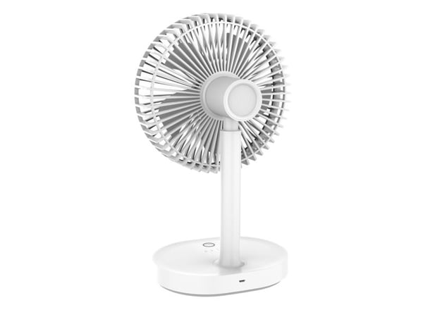 Platinet PRDF0326, Kotitaloustuuletin lavoilla, Harmaa, Valkoinen, Taulukko, Akku, Litiumioni (Li-Ion), 3000 mAh
