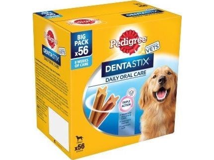 Pedigree Denta Stix, Adult (animal), Labrador Retriever, Maxi (26 - 44 kg), Nötkött, Kyckling, 2,16 kg