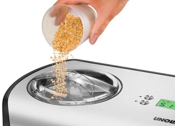UNOLD 48865 - Iskremmaskin - 1.2 liter - 135 W - rustfritt stål / svart