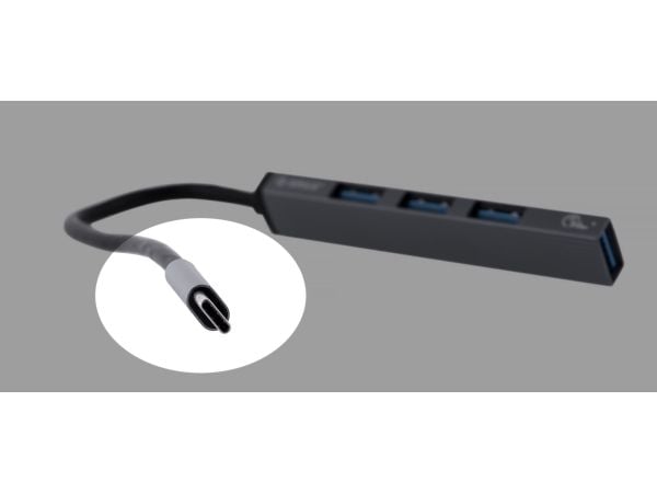 USB-hub Orico 4x USB-A 3.0 (AH-13-GY-BP)