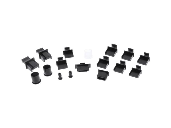 InLine 59941K, Tietokoneen/palvelimen pölysuoja, Musta, 85 mm, 130 mm, 20 mm, 20 g