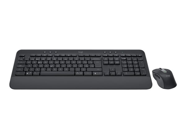 Logitech Signature MK650 Combo for Business - Tastatur- og mussett - trådløs - Bluetooth LE - QWERTY - Storbritannia - grafitt