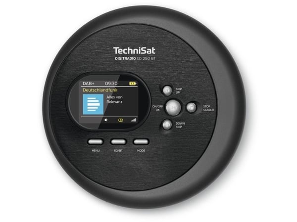 TechniSat DigitRadio CD 2GO BT - CD-spiller - sort