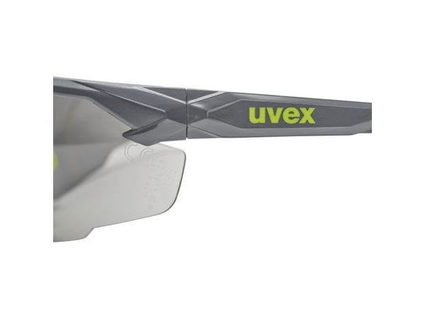Uvex suXXeed, Vernebriller, Alle kjønn, Grå, Gult, Grå, Gjennomsiktig, Polykarbonat, 1,9 mm