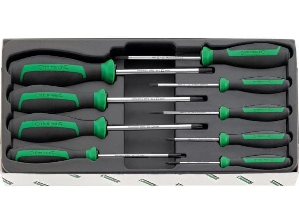 Stahlwille 4694 TX-skrutrekker (Torx) T 8, T 9, T 10, T 15, T 20, T 25, T 27, T 30, T 40