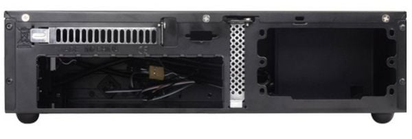 SilverStone MILO ML05 - SFF - mini-ITX - ingen strømforsyning (SFX12V) - svart - USB/lyd