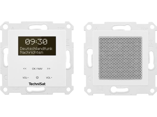 TechniSat DigitRadio UP 55 - DAB-radio - 2 x 2 Watt - vit