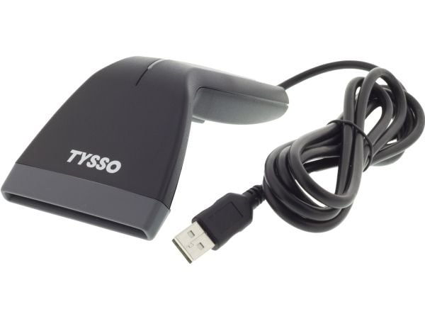 TYSSO CCD-1800 - Strekkodeskanner - håndholdt - 270 skann/sek - USB, RS-232, tastaturkile