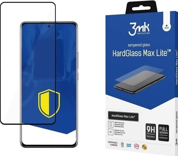 3MK 3MK HG Max Lite Xiaomi 12 Pro Black (svart) 3MK 3MK HG Max Lite Xiaomi 12 Pro Black (svart)