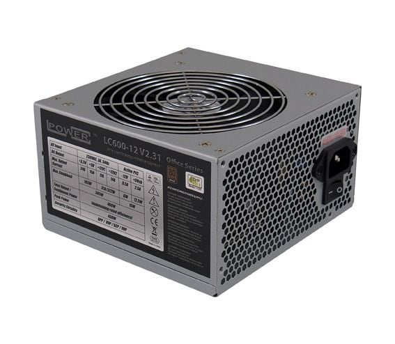 LC Power LC600-12 V2.31 - Strømforsyning (intern) - ATX12V 2.31 - 80 PLUS Bronze - 450 watt - aktiv PFC