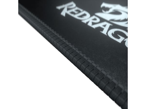 REDRAGON P031, Svart, Monokromatiskt, Mikrofiber, Gummi, Siden, Halksäkert underlag, Spelmusmatta