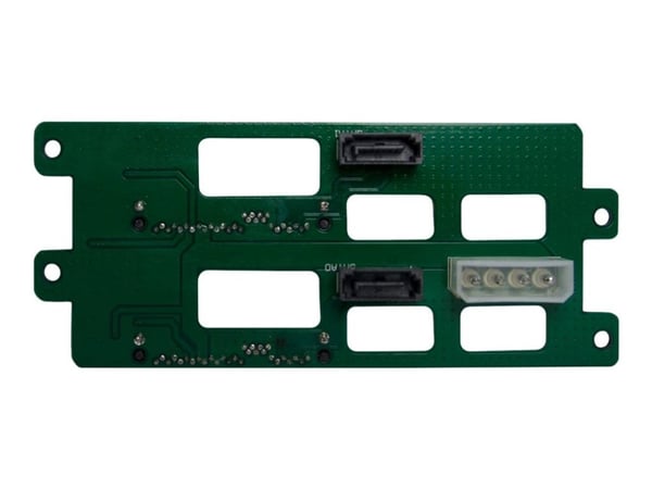 Inter-Tech 1.5U-1528L - Rackmonterbar - 1.5U - mini-ITX - hot-swap - ingen strømforsyning (FlexATX) - USB